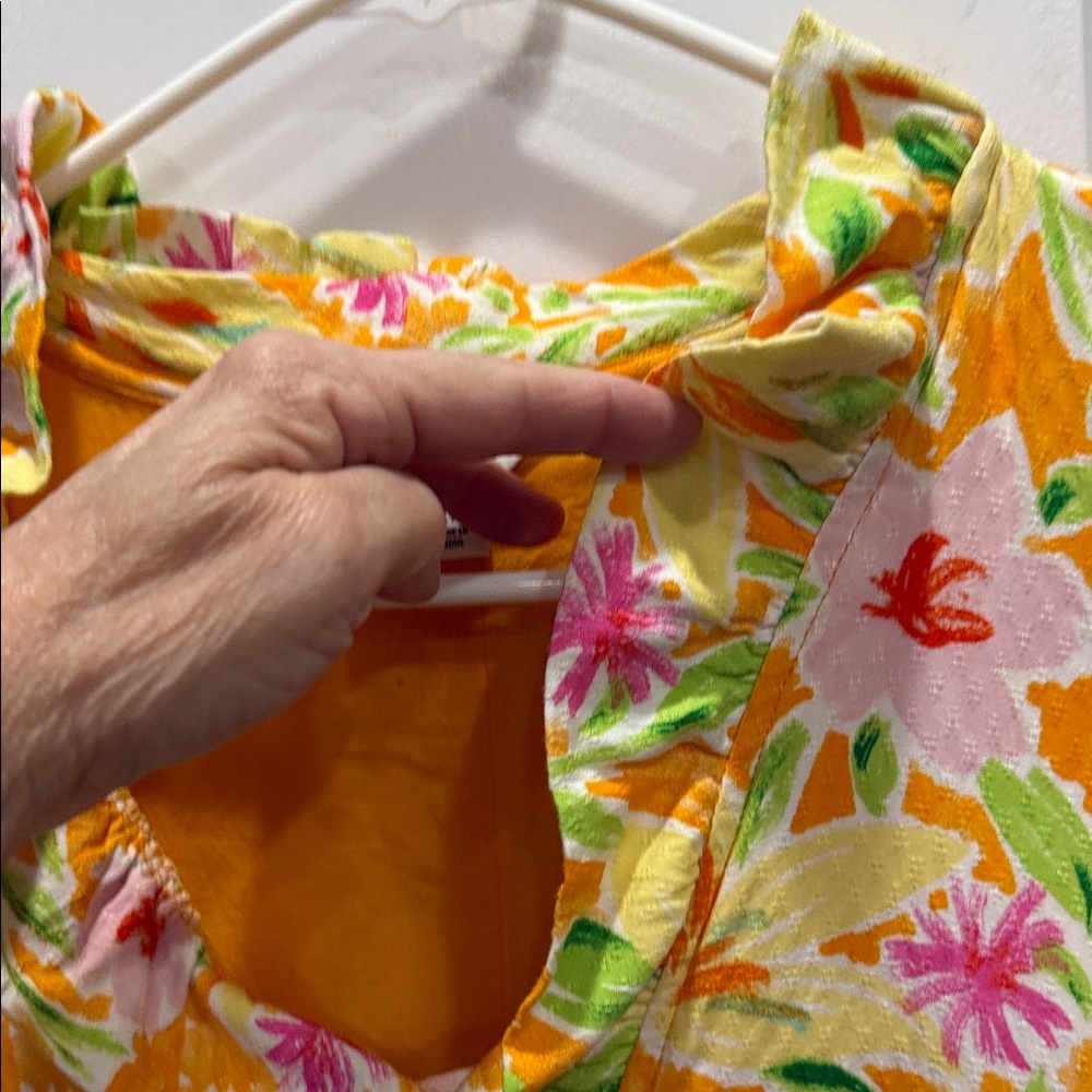 Crown & Ivy Multicolor Floral Sleeveless Dress - Picture 3 of 8